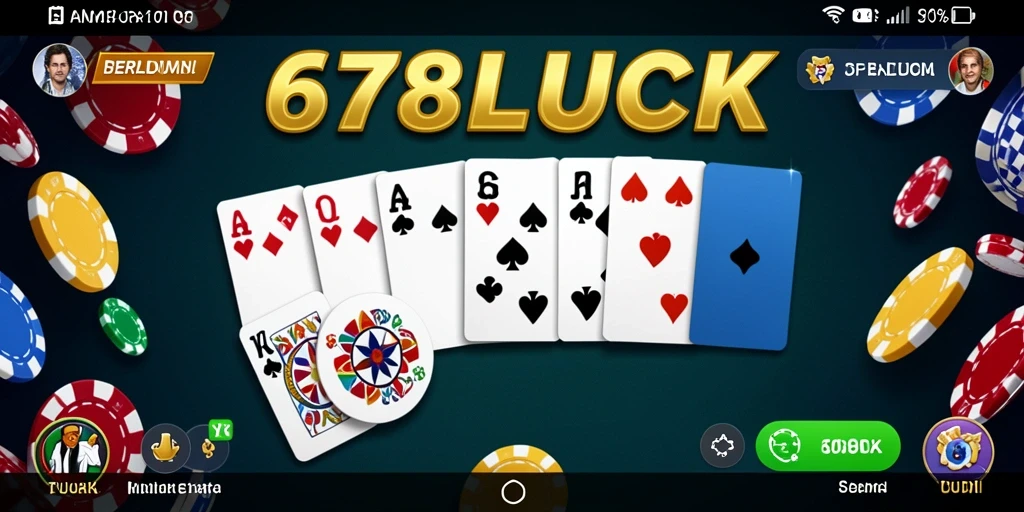 Gameplay seru dalam aplikasi 678LUCK yang penuh tantangan.
