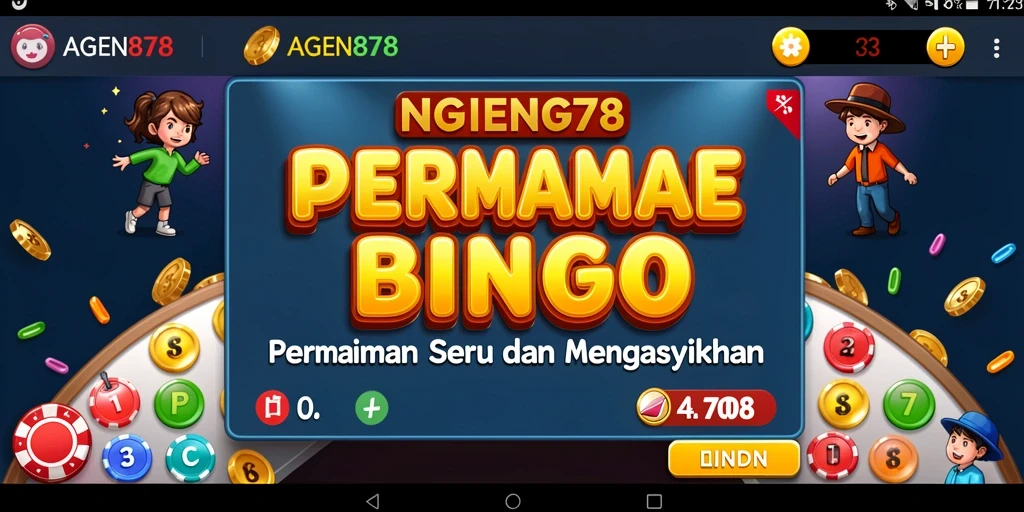 Tangkapan layar AGEN878 menampilkan gameplay Bingo yang seru dan interaktif.