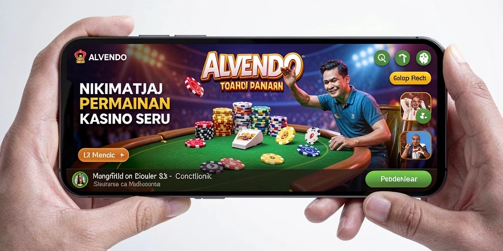 Tampilan gameplay ALVENDO yang seru dan menarik di layar.