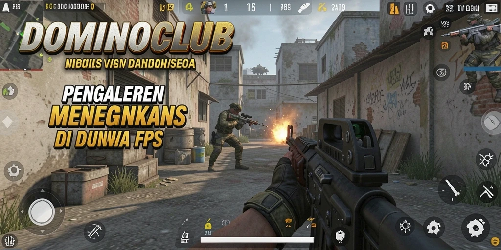 Tampilan gameplay mendebarkan dari DOMINOCLUB dalam pertempuran antar pemain.