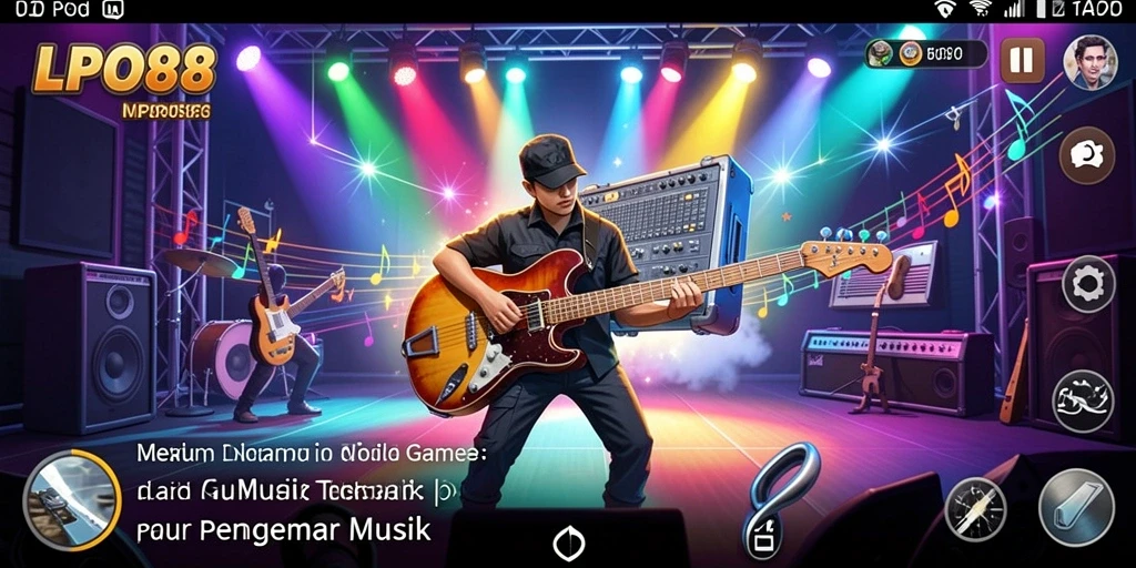 Tampilan gameplay LPO88 yang menampilkan semua fitur musik terbaik.