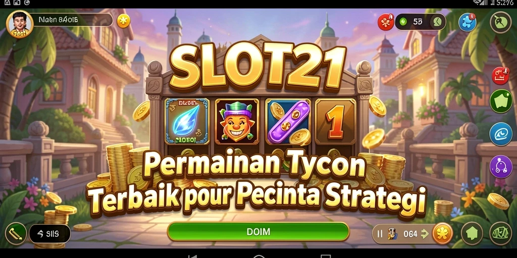 Screenshot utama SLOT21 menampilkan gameplay menyenangkan dengan mesin slot yang menarik.