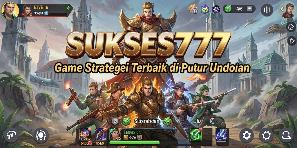 Tampilan gameplay <strong>SUKSES777</strong> yang mendebarkan dan penuh strategi.