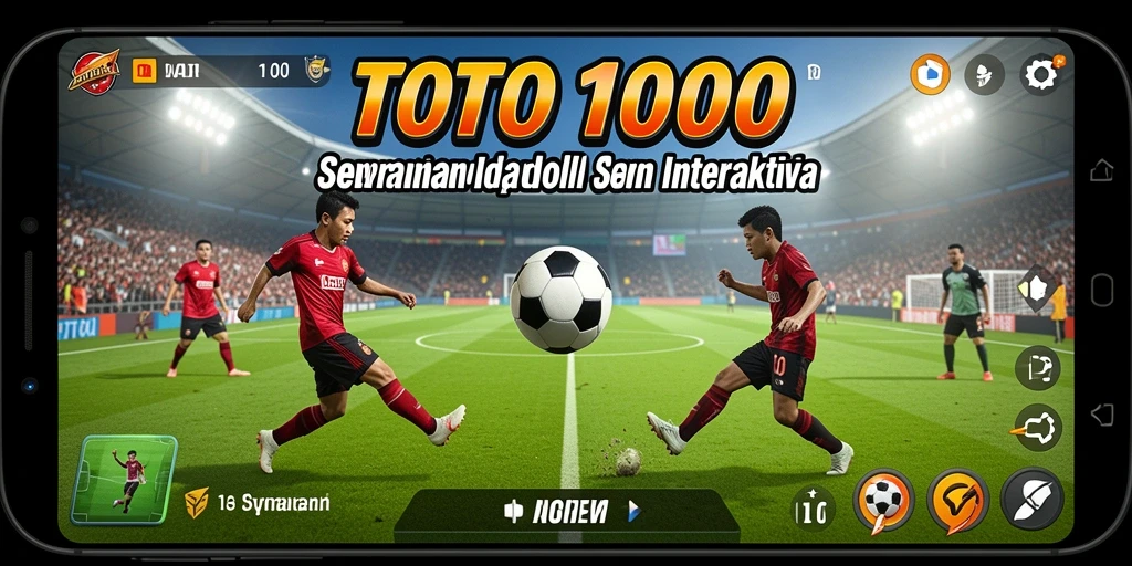 Tampilan gameplay TOTO1000 yang menegangkan dan interaktif.